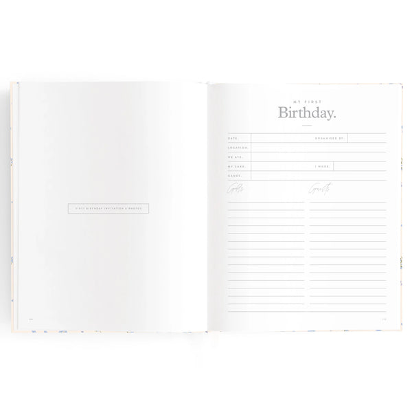 Baby Journal - Bellflower - Fox & Fallow