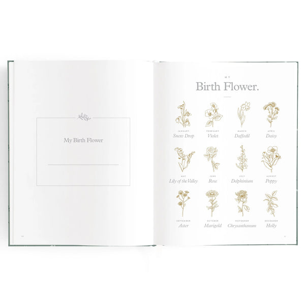 Baby Journal Daisy Grid - Fox & Fallow