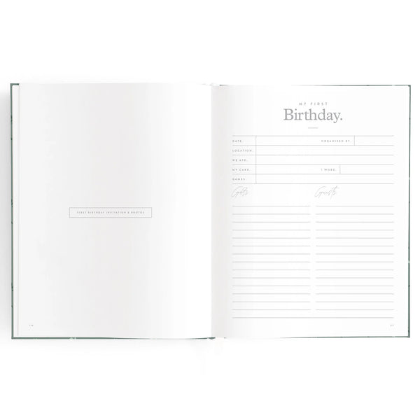 Baby Journal Daisy Grid - Fox & Fallow