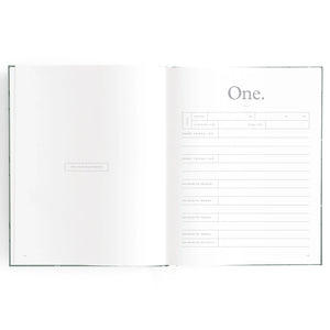 Baby Journal Daisy Grid - Fox & Fallow