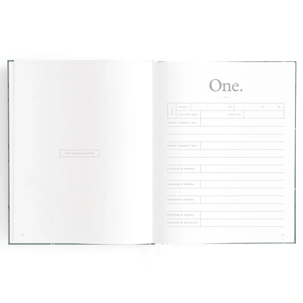 Baby Journal Daisy Grid - Fox & Fallow