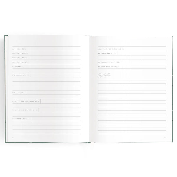 Baby Journal Daisy Grid - Fox & Fallow