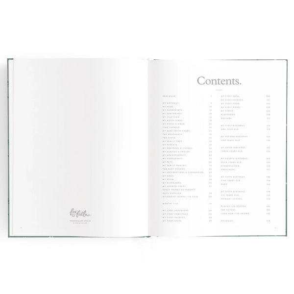 Baby Journal Daisy Grid - Fox & Fallow