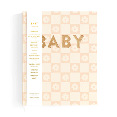 Baby Journal Daisy Grid - Fox & Fallow