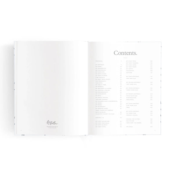 Mini Baby Book Bluebell - Fox & Fallow