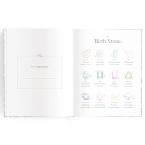 Baby Book Cloud Stripe - Fox & Fallow