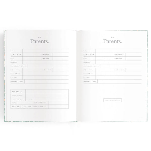 Baby Book Petal Stripe - Fox & Fallow