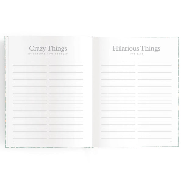 Baby Book Cloud Stripe - Fox & Fallow