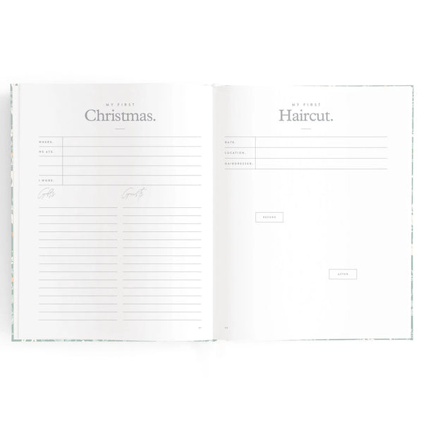 Baby Book Petal Stripe - Fox & Fallow