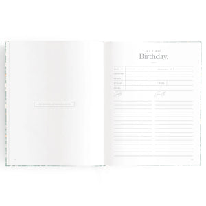 Baby Book Cloud Stripe - Fox & Fallow