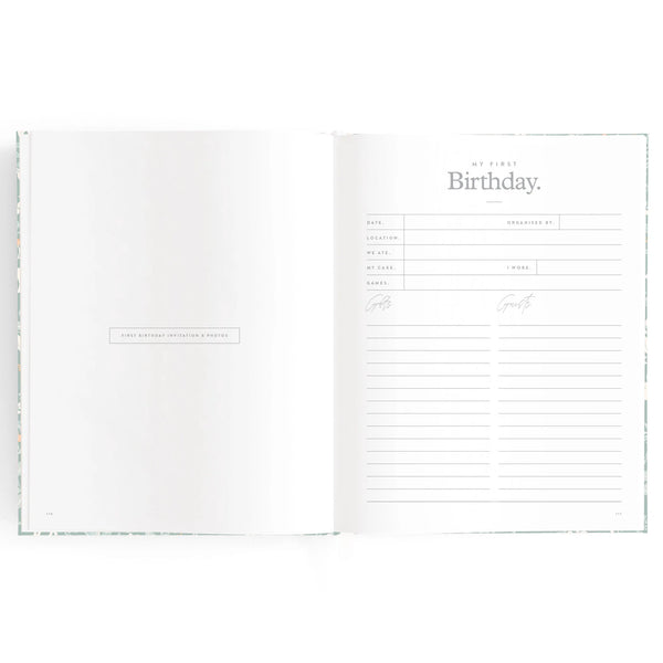 Baby Book Petal Stripe - Fox & Fallow