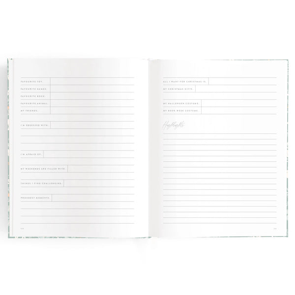 Baby Book Petal Stripe - Fox & Fallow