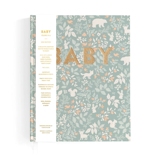 Baby Book Forest Friends Sage - Fox & Fallow