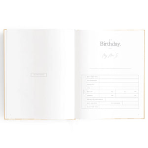 Baby Journal - Coffee Stripe - Fox & Fallow