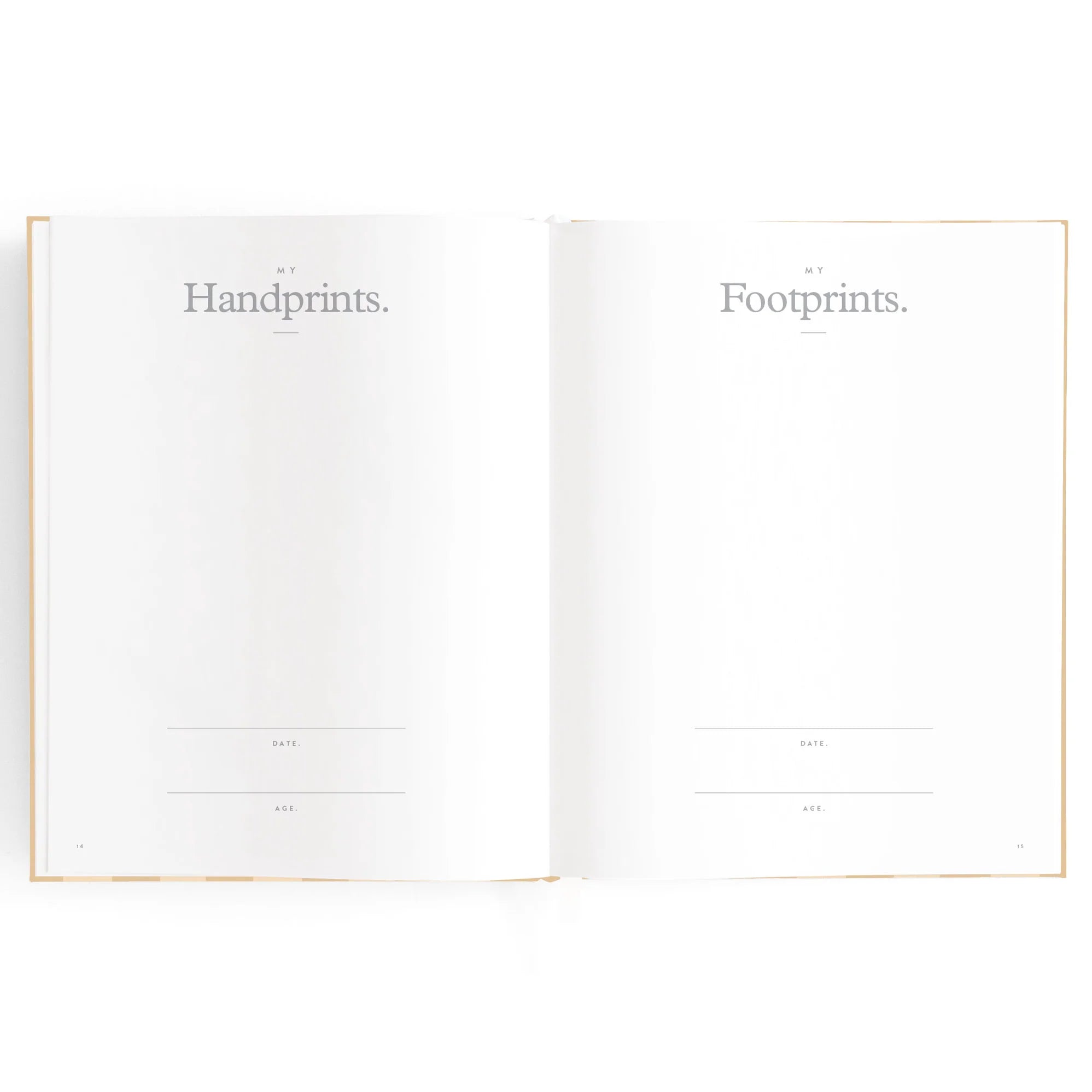 Baby Journal - Coffee Stripe - Fox & Fallow