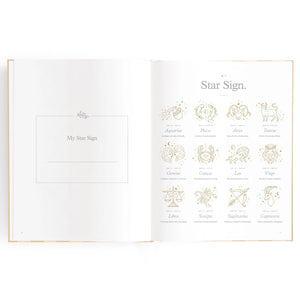 Baby Journal - Coffee Stripe - Fox & Fallow