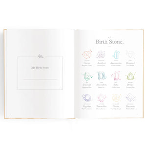 Baby Journal - Coffee Stripe - Fox & Fallow