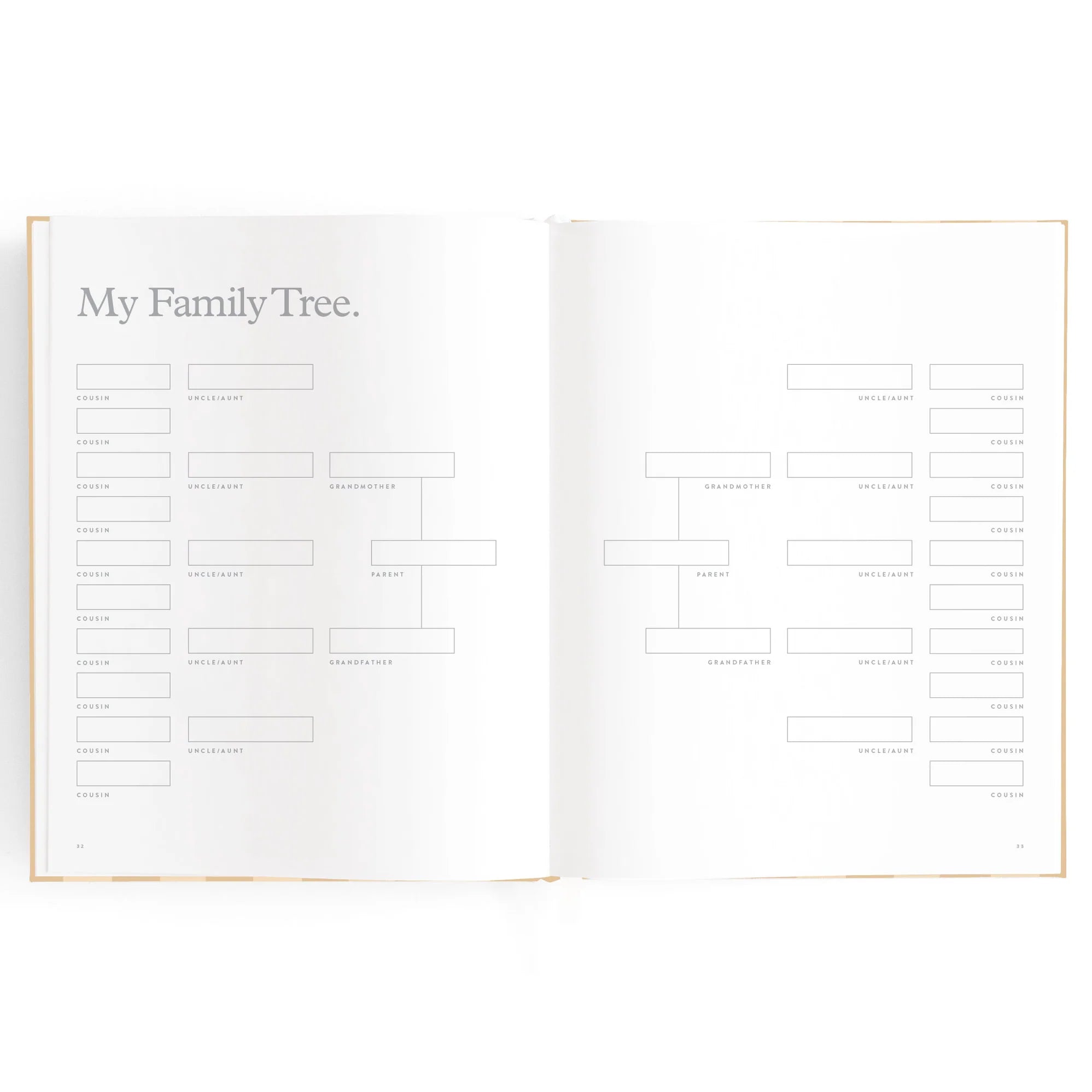 Baby Journal - Coffee Stripe - Fox & Fallow