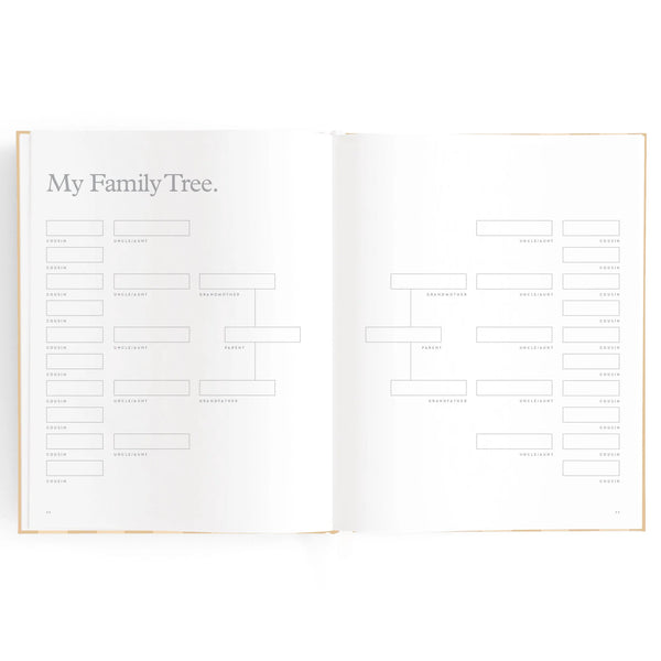 Baby Journal - Coffee Stripe - Fox & Fallow