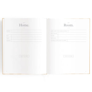 Baby Journal - Coffee Stripe - Fox & Fallow