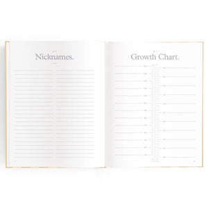 Baby Journal - Coffee Stripe - Fox & Fallow