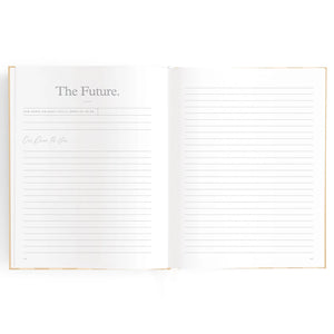 Baby Journal - Coffee Stripe - Fox & Fallow