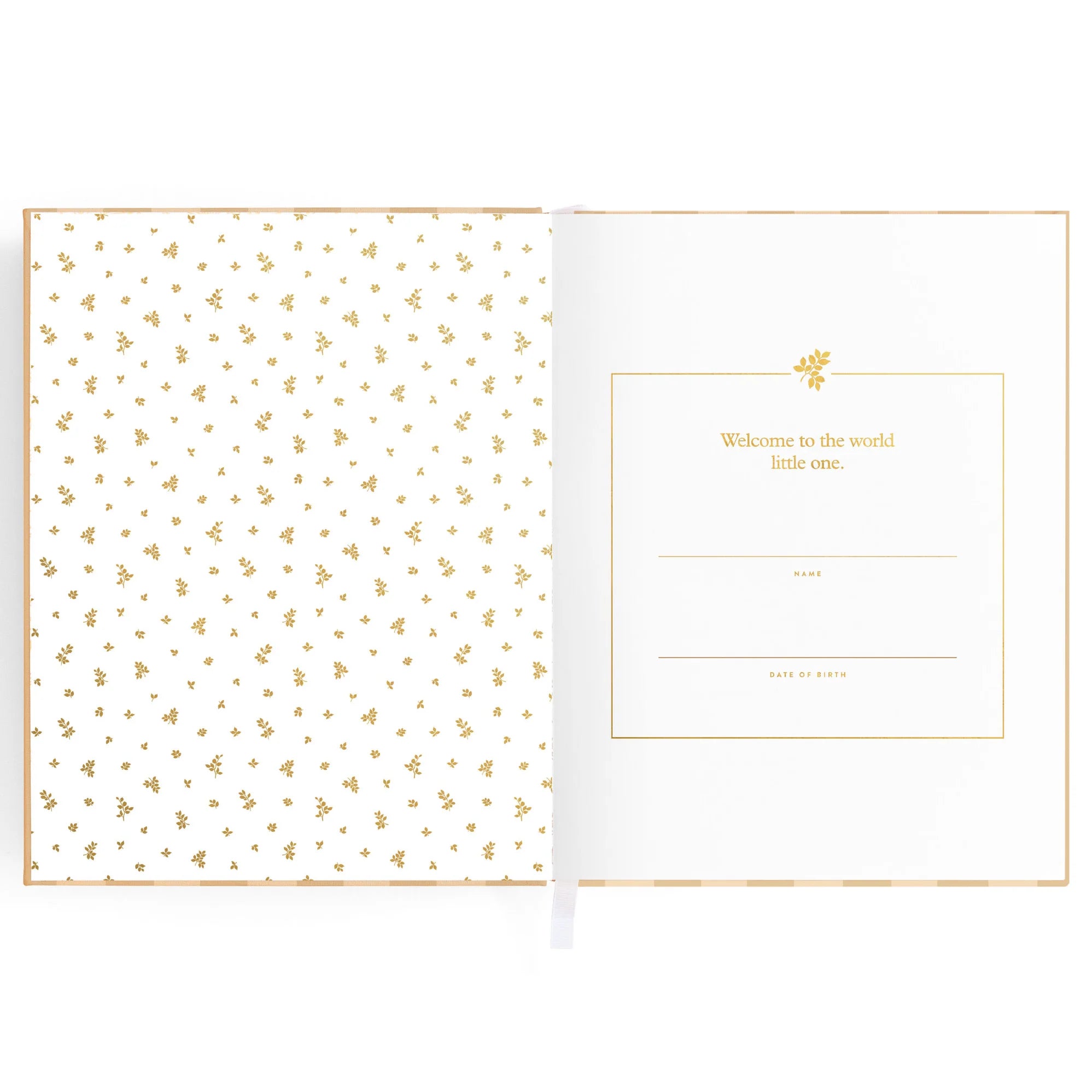 Baby Journal - Coffee Stripe - Fox & Fallow