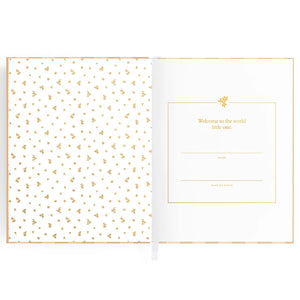 Baby Journal - Coffee Stripe - Fox & Fallow