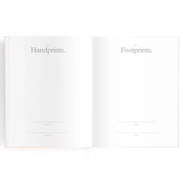 Baby Journal - Sage Stripe - Fox & Fallow