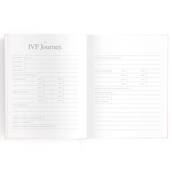 Baby Journal - Sage Stripe - Fox & Fallow