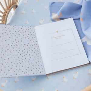 Baby Journal - Blue Ducks - Fox & Fallow