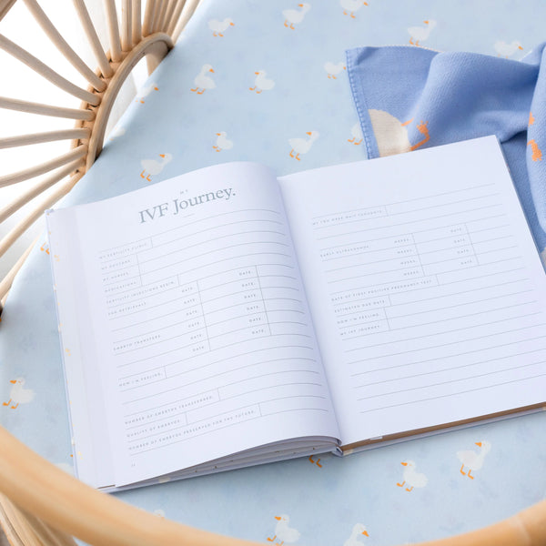 Baby Journal - Blue Ducks - Fox & Fallow
