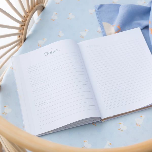 Baby Journal - Blue Ducks - Fox & Fallow
