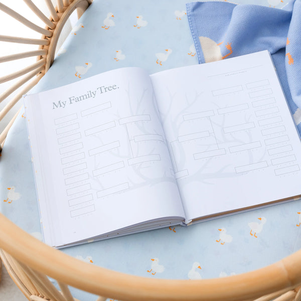 Baby Journal - Blue Ducks - Fox & Fallow