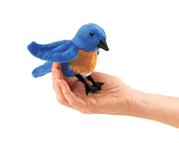 Mini Bluebird Finger Puppet - Folkmanis