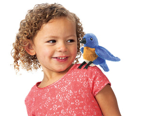 Mini Bluebird Finger Puppet - Folkmanis