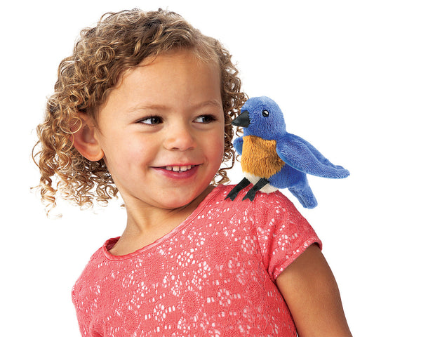 Mini Bluebird Finger Puppet - Folkmanis