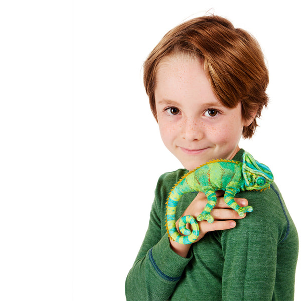 Mini Chameleon Finger Puppet - Folkmanis
