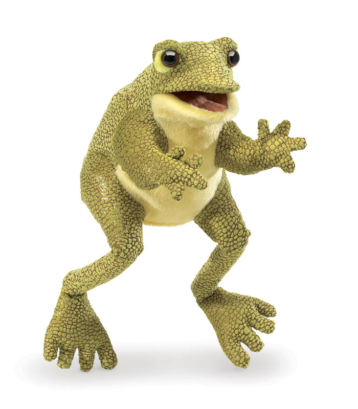Funny Frog Hand Puppet - Folkmanis