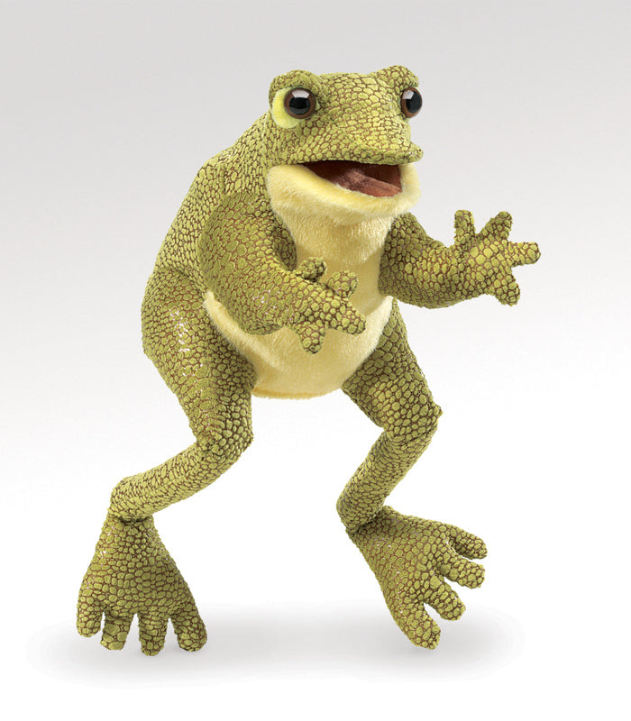 Funny Frog Hand Puppet - Folkmanis
