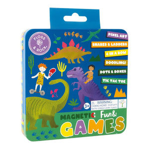 Magnetic Fun & Games - Dino - Floss & Rock
