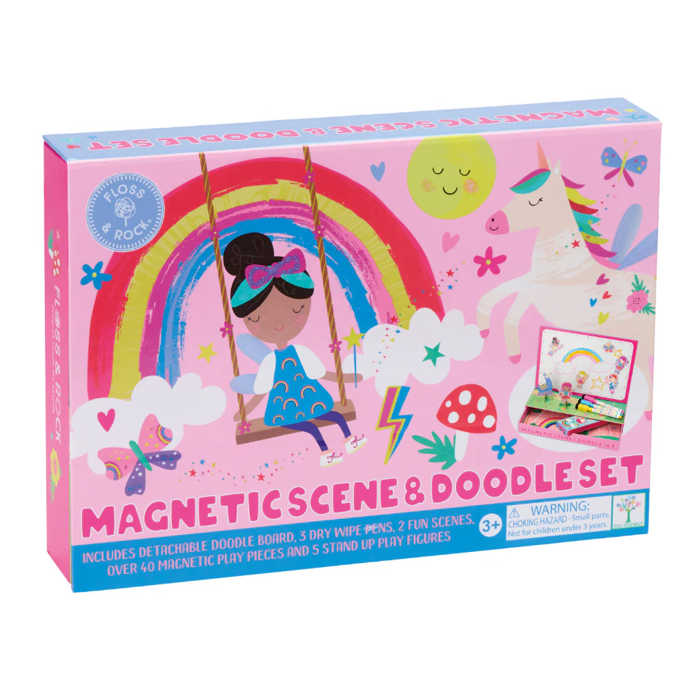 Magnetic Scene & Doodle Set - Rainbow Fairy - Floss & Rock