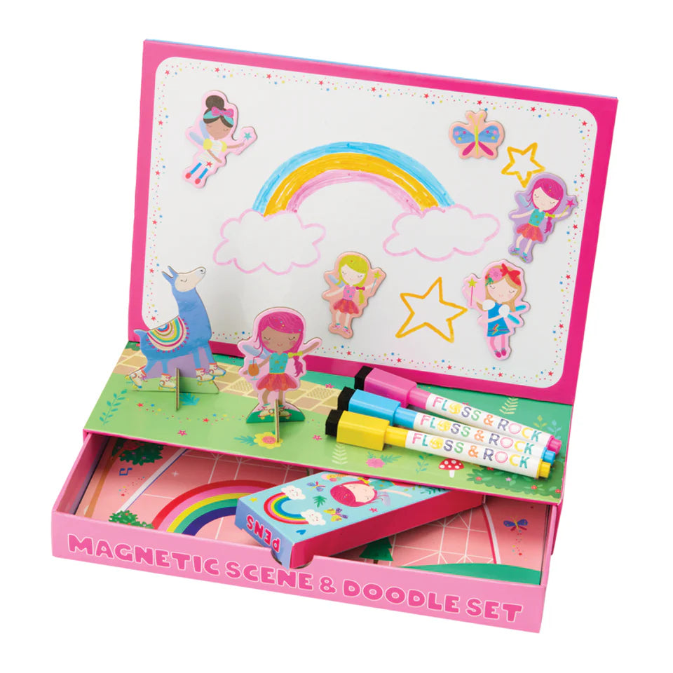 Magnetic Scene & Doodle Set - Rainbow Fairy - Floss & Rock