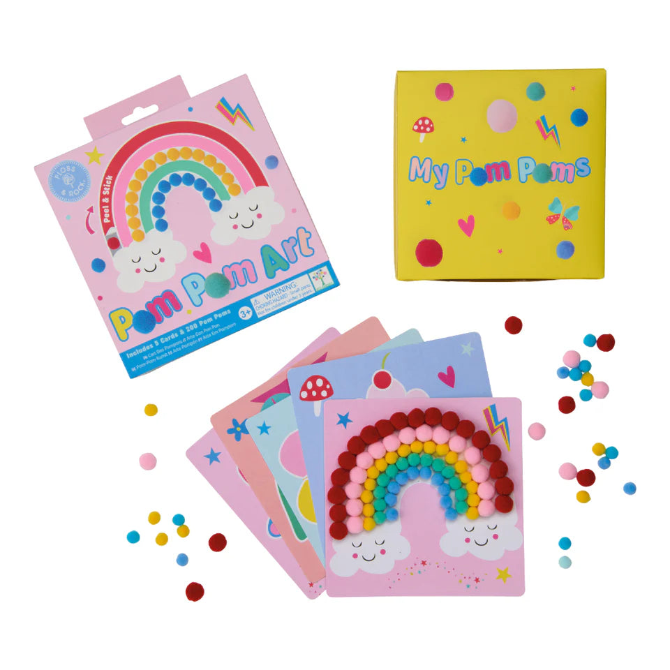 Pom Pom Art - Rainbow Fairy - Floss & Rock