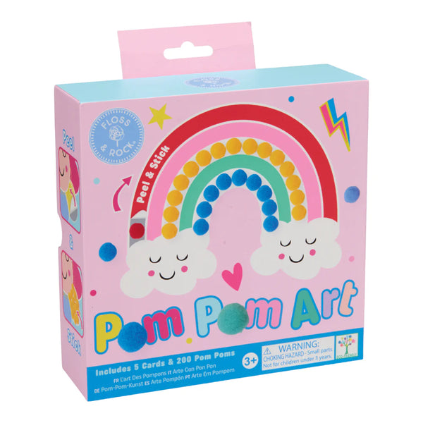 Pom Pom Art - Rainbow Fairy - Floss & Rock
