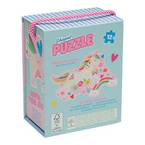 12 pc Shaped Jigsaw Puzzle - Rainbow Fairy  - Floss & Rock