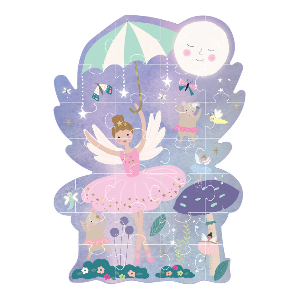 30 pc Shaped Jigsaw Puzzle - Enchanted - Floss & Rock