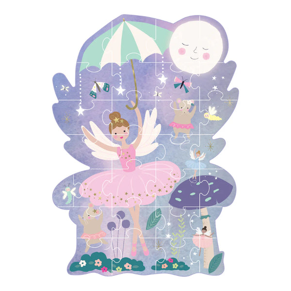 30 pc Shaped Jigsaw Puzzle - Enchanted - Floss & Rock