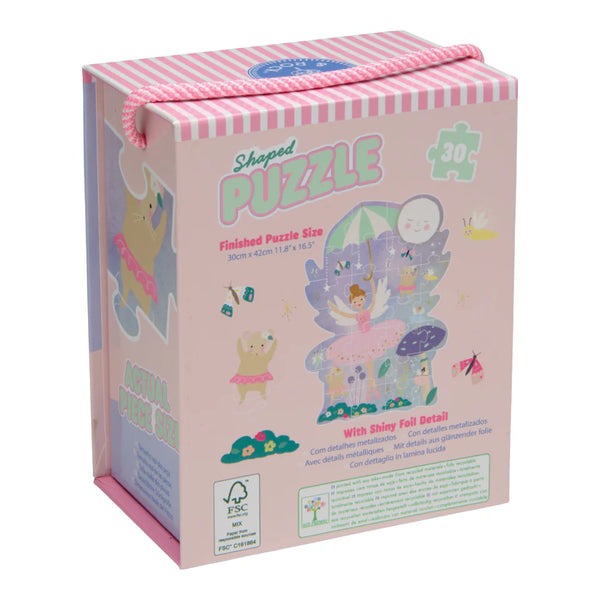30 pc Shaped Jigsaw Puzzle - Enchanted - Floss & Rock