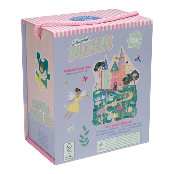 120 pc Shaped Jigsaw Puzzle - Enchanted - Floss & Rock